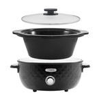 6 Qt. Oval Slow Cooker // Black