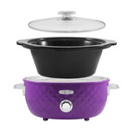 6 Qt. Oval Slow Cooker // Purple