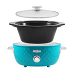 6 Qt. Oval Slow Cooker // Teal