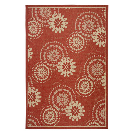 Sarang // Indoor+Outdoor Rug (8'L x 5'W)