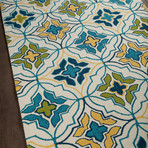 Diamond // Indoor+Outdoor Rug (5'L x 7'6"W)