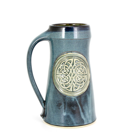 Celtic Knot Tankard // 32 oz // Night Sky Blue