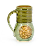 Celtic Knot Beaker Mug // 20 oz // Cascade Green