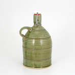 Banded Straight Jug Growler // 32 oz (Cascade Green)