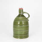 Banded Straight Jug Growler // 64 oz (Cascade Green)