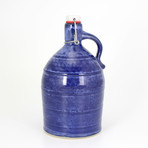 Banded Straight Jug Growler // 64 oz (Cascade Green)