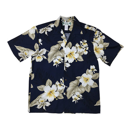 Hibiscus Trends // Navy (Small)