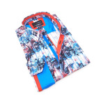 Steven Button-Up Shirt // Turquoise (2XL)