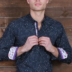 Howie Button-Up Long Sleeve Shirt // Black (L)