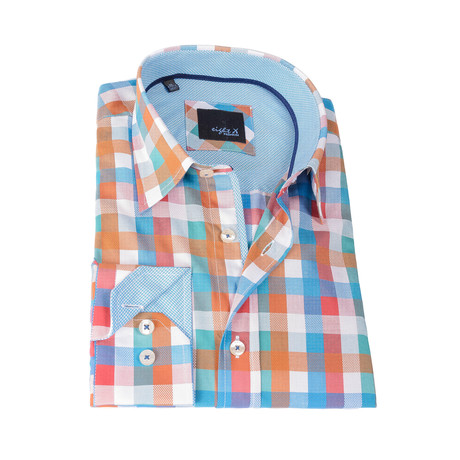 Aman Button-Up Shirt // Orange (S)