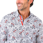 Murat Button-Up Long Sleeve Shirt // White (S)