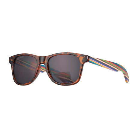 Indio Bifocal Sun Readers // Amber Tortoise + Rainbow Wood (+1.25)