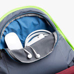 Classic Backpack Plus (Ink Blue Tan)