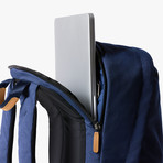 Classic Backpack Plus (Ink Blue Tan)