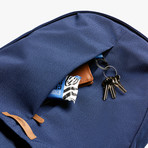 Classic Backpack Plus (Ink Blue Tan)