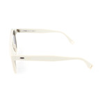 Men's M0014 Sunglasses // White + Gray