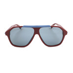 Men's M0027 Sunglasses // Opal + Burgundy