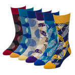 Colossal Getaway Crew Sock // Pack of 6