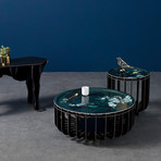 Medusa Outdoor // Medium // Coffee Table Base (Brushed Black)