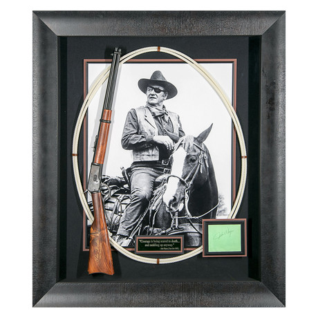 John Wayne // Autographed Display // True Grit