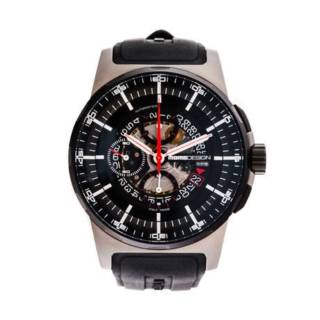 MOMO Design Pilot's Chronograph Automatic // MD276-RB-04BKSK // Pre-Owned