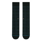 Plaid Out Dress Socks // Black (M)