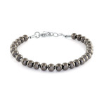 Steel Bead Bracelet // Gunmetal