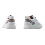 Woke Low Top Sneaker // Mink + White + Light Cream (Euro: 40)