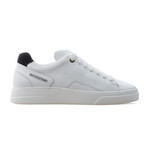 Fleek Low Top Sneaker // Pure White + Black (Euro: 40)