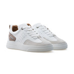 Woke Low Top Sneaker // Mink + White + Light Cream (Euro: 40)