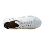 Fleek Low Top Sneaker // Pure White + Black (Euro: 40)