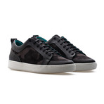 Sean Low Top Sneaker // Black + Gray Camo (Euro: 45)