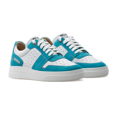 Skywalker Low Top Sneaker // Turquoise + White (Euro: 39)