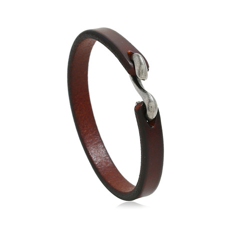 Cowhide Bracelet // Brown
