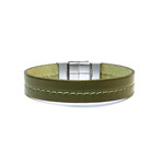 Don Collection // Leather Bracelet // Green