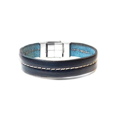 Don Collection // Leather Bracelet // Blue