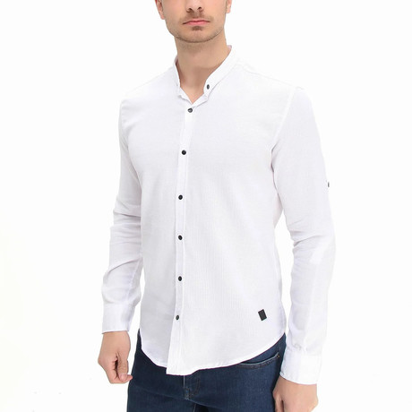 Button Down Shirt // White (S)