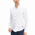 Button Down Shirt // White (L)