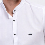 Short Sleeve Button Down // White (M)