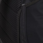 Blok Unisex Backpack // Large // Deep Woven (Licorice Black Bold)