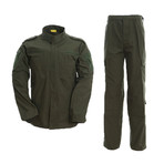 Jacket + Trousers Set // Dark Army Green (XL)