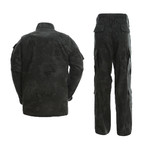 Jacket + Trousers Set // Black + Snake (XS)