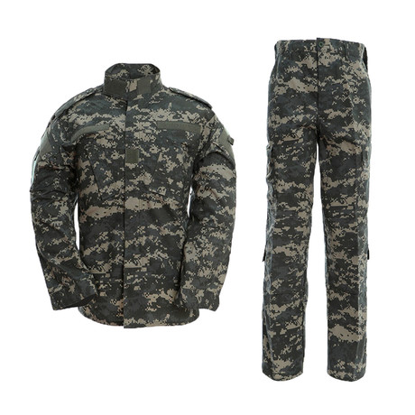 Jacket + Trousers Set // Dark Gray + Camouflage (XS)