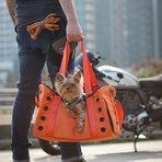 Koala Pet Carrier // Neon Orange // Sport Nylon (Petite)