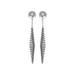 Stefan Hafner 18k White Gold Diamond Earrings