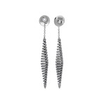 Stefan Hafner 18k White Gold Diamond Earrings