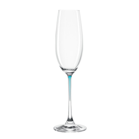 Leonardo // La Perla Champagne Flute Glass // 7oz // Set Of 2 (Purple)