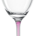 Leonardo // La Perla Champagne Flute Glass // 7oz // Set Of 2 (Purple)