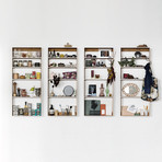 Fivesquare Wall Mounted Shelf // Light Gray