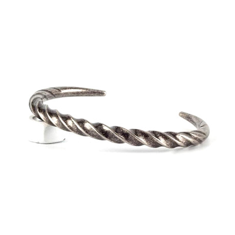 Stainless Steel Bangle // Silver